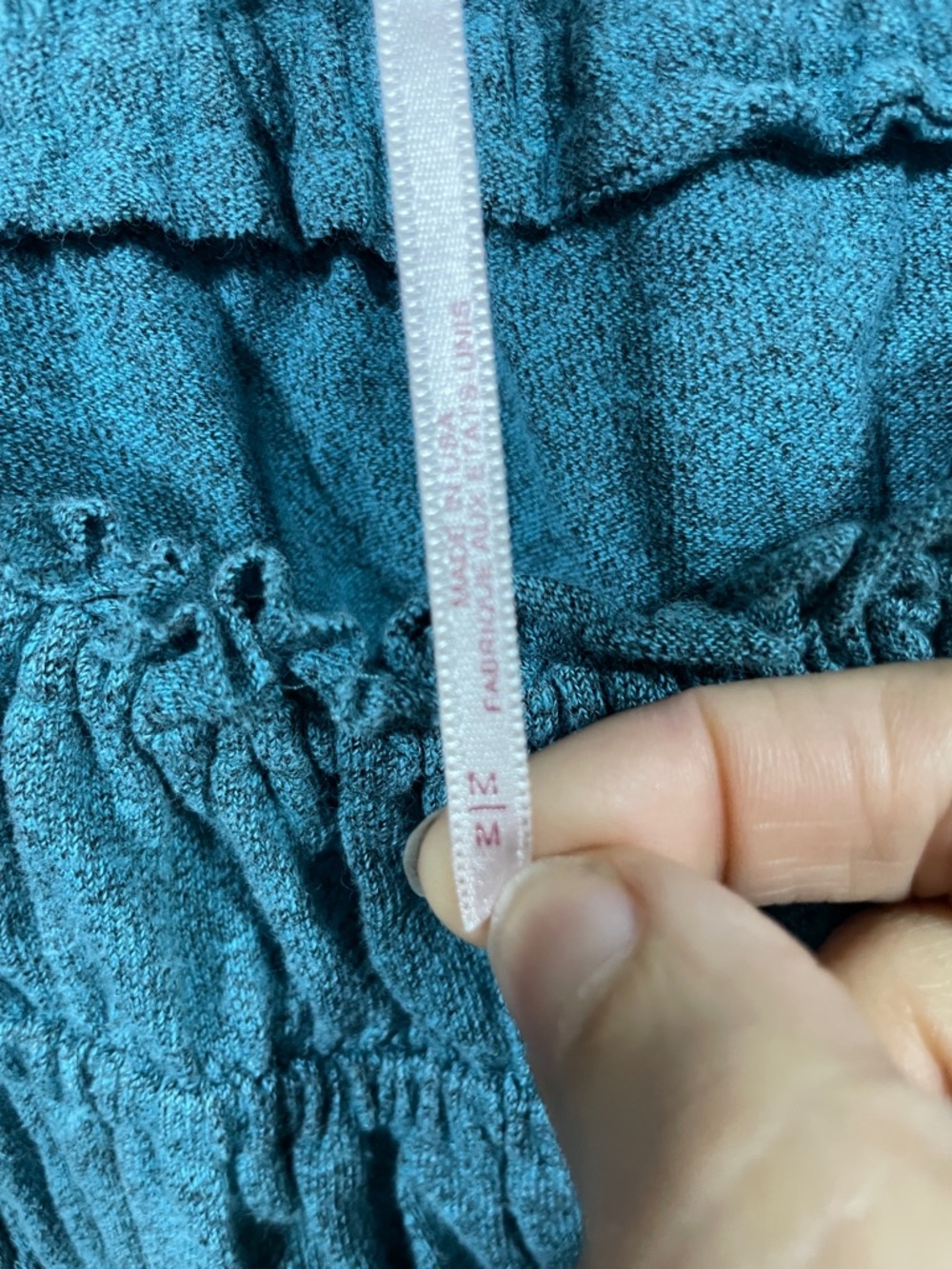 Free people Smocked Sleeveless Teal Sundress - Picture 3 of 4